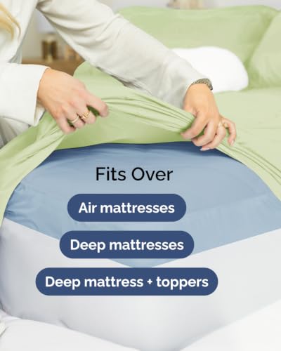 Extra Deep Flex Top Split Head King Sheet Set