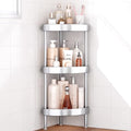 3 Tier Aluminum Corner Shower Caddy Standing Rustproof (3 Count)