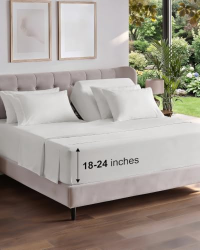 Extra Deep Flex Top Split Head King Sheet Set