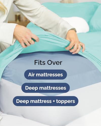 Extra Deep Flex Top Split Head King Sheet Set