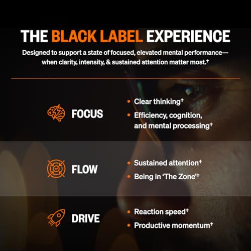 Alpha Brain Black Label Nootropic (80 Count)