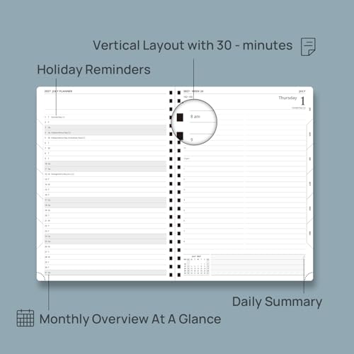 2027 Daily Planner One Page Per Day