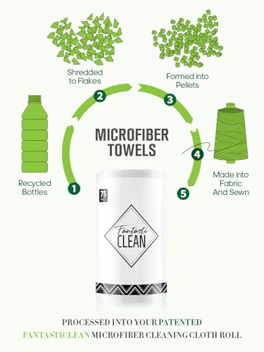 Microfiber Cleaning Cloth Rolls (675 Count)