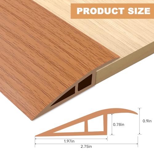 Vinyl Floor Transition Strip Self Adhesive Door Threshold Strip (3.3 Foot)