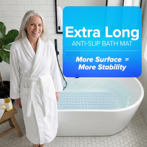 39x16 Extra Long Non Slip Bath Mat