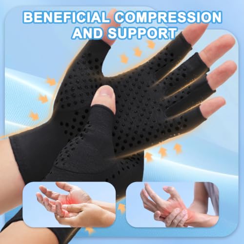 2 Pair Arthritis Compression Gloves for Hand Arthritis (2 Count)
