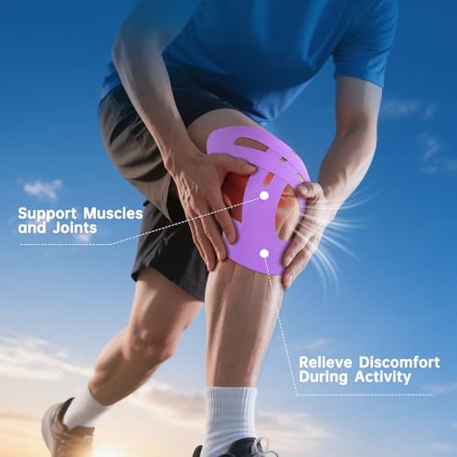 Precut Kinesiology Tape for Knees (10 Count)