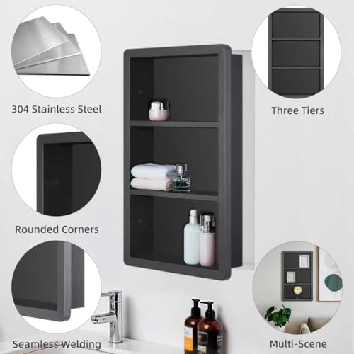 Recessed Medicine Cabinet No Mirror - Bel Marant