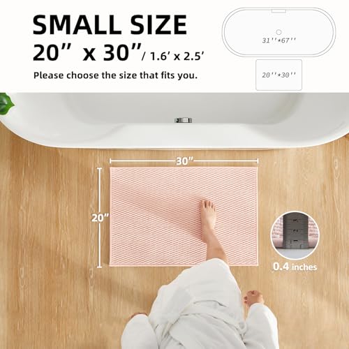 Bathroom Rugs Non Slip Washable (6.25 Sq Ft)