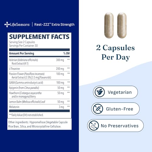 Rest ZZZ Extra Strength (60 Count)