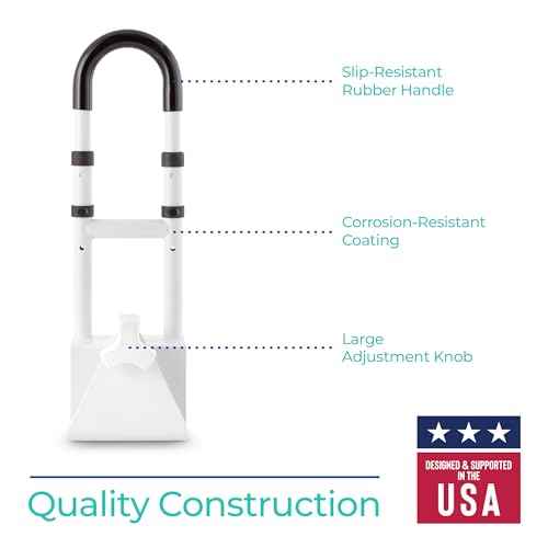 Adjustable Bathtub Grab Bar