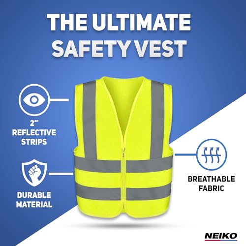 High Visibility Safety Vest ANSI Class 2