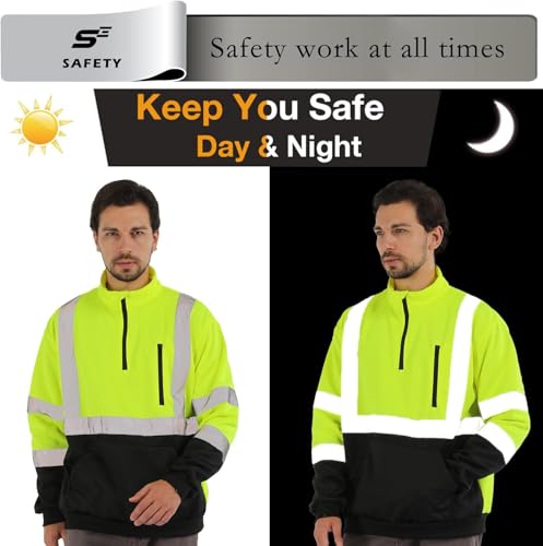 Work Safety Sweater High Visibility Construction