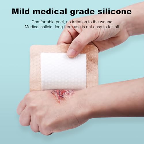 Silicone Foam Dressing 3x3 Gentle Border (30 Count)