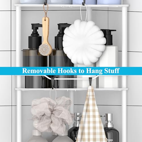 Metal Floor Standing Corner Shower Caddy
