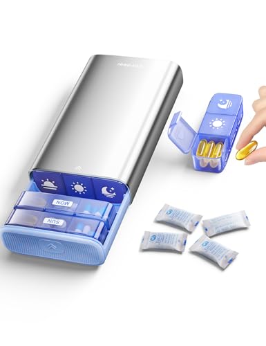 Metal Pill Organizer 3 Times a Day