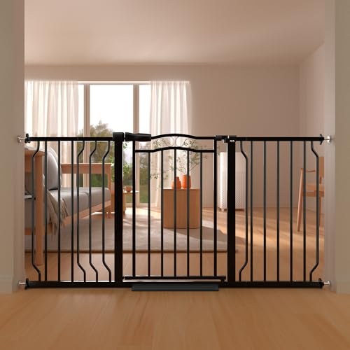 53.1 62.2" Extra Wide Baby Gate for Stairs No Drilling