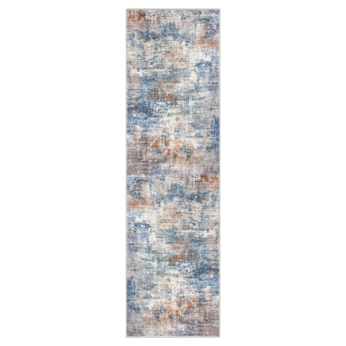 Abstract Runner Rug 2x7 Ft Washable Runners for Hallways (14.8333 Sq Ft)