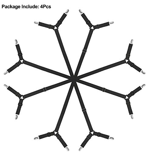 Bed Sheet Clip Straps (4 Count)
