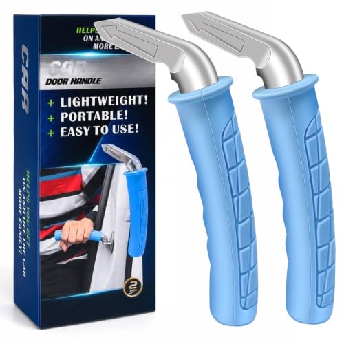 2 Pack Car Door Handle for Elderly Portable Vehicle Support Handle (2 Count)