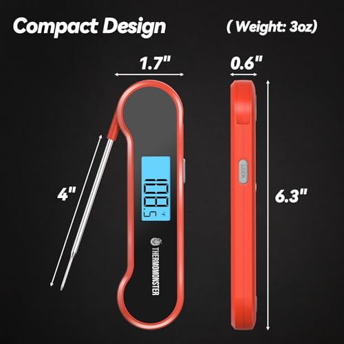 0.5 Sec Instant Read Meat Thermometer Digital for Cooking