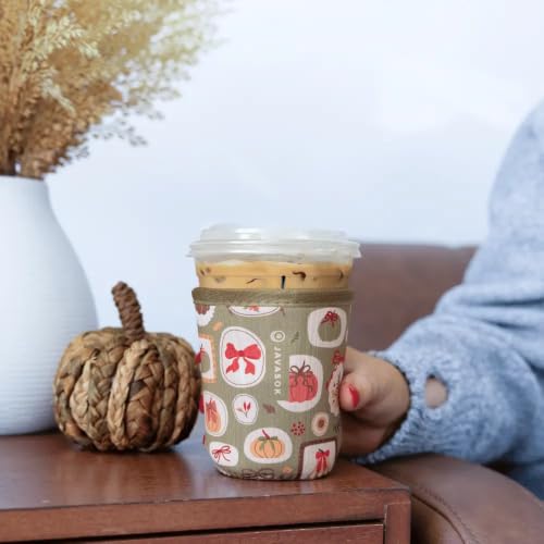 JavaSok Iced Coffee & Cold Soda Insulated Neoprene Cup Sleeve