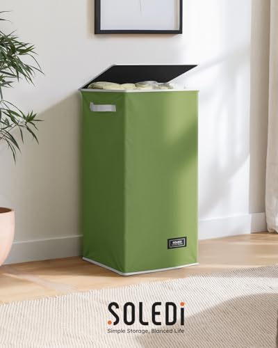 100L Laundry Hamper with Lid