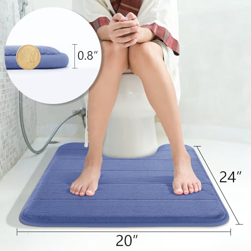 Memory Foam Toilet Bath Mat U