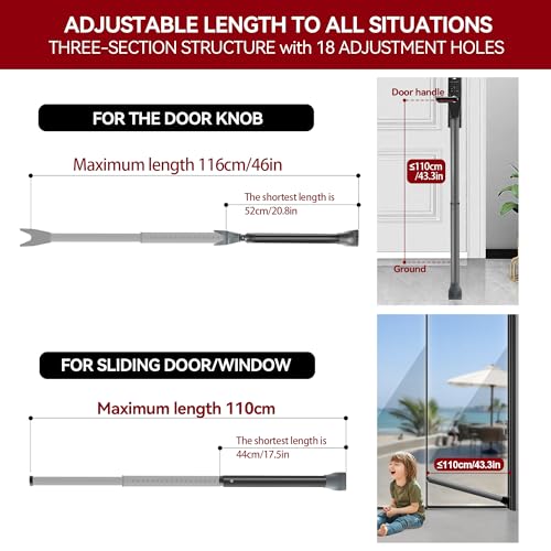 2 Pack Door Security Bar (2 Count)
