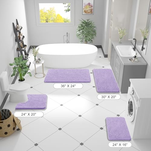 Large Bathroom Rugs 59x35