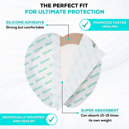 Silicone Foam Adhesive Dressing (5 Count)