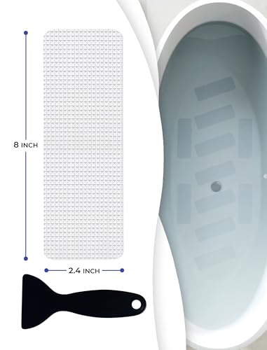 XXL Anti Slip Shower Stickers 12 PCS (12 Count)