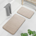 Memory Foam Bathroom Rugs Sets 2 Piece