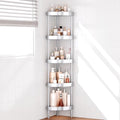 5 Tier Aluminum Corner Shower Caddy Standing (5 Count)