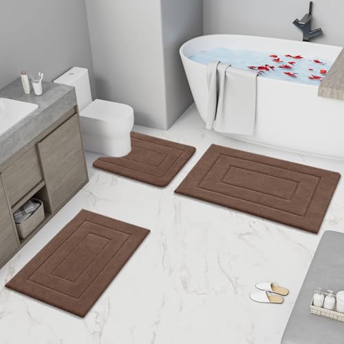 Microfiber Bathroom Rugs 24x16
