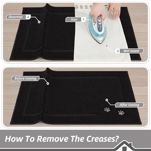 Dog Door Mat for Mud Paws Indoor Entrance