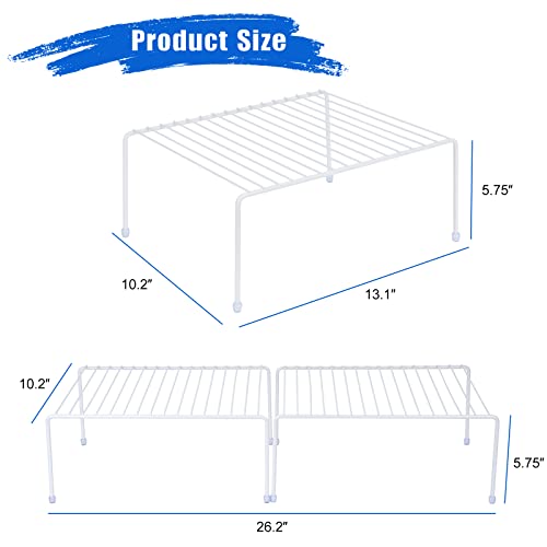 Kitchen Cabinet Storage Shelf Rack (2 Count)