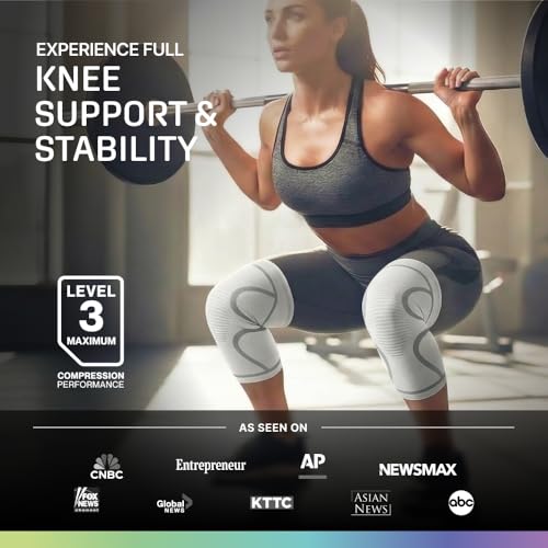 Compression Knee Brace for Women & Men (2 Count)