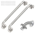 2 Pack 18 inch Shower Grab Bar with Knurled Anti