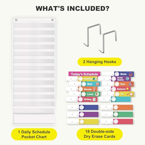 Daily Schedule Pocket Charts