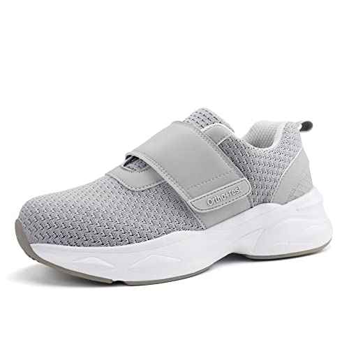 Ortho + Rest Women Diabetic Shoes with Adjustable Closure Orthopedic Walking Shoes for Edema Plantar Fasciitis Bunions Arthritis Swollen Feet