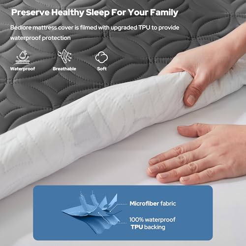 2 Pack Waterproof Mattress Protector California King Size (2 Count)