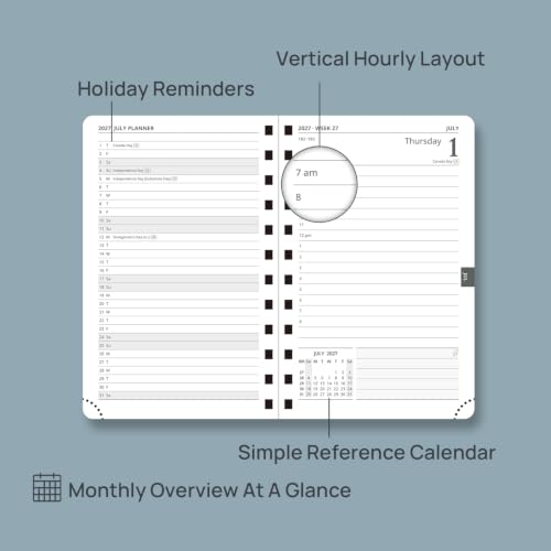 2027 Daily Planner One Page Per Day