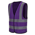 purple high vis safety vest 3XL