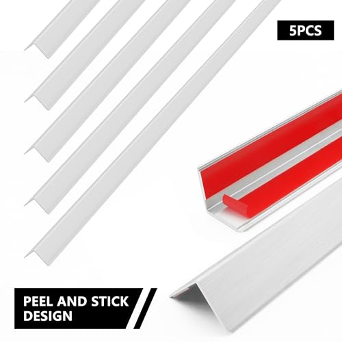 5pcs 48" L*1.42" W Aluminum Self (5 Count)