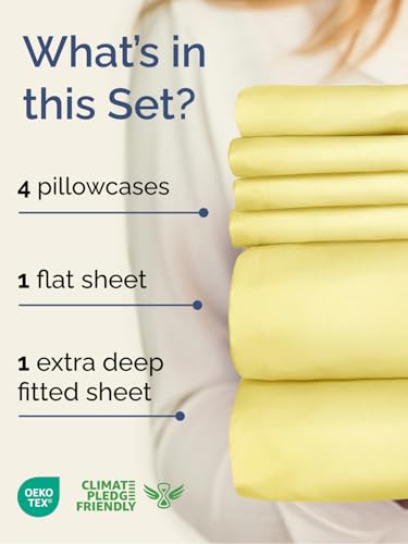 Extra Deep Cal King Sheet Set