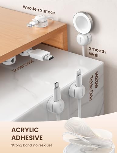 6 Pack Rotatable Cord Organizer (6 Count)