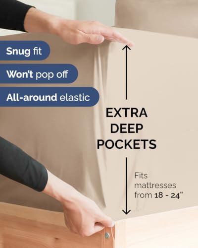 Extra Deep Flex Top Split Head King Sheet Set
