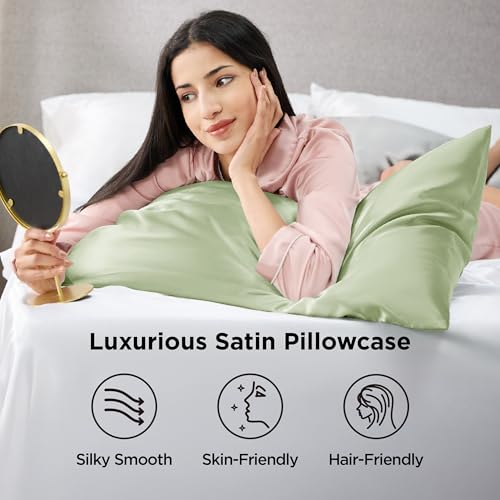 Satin Pillowcases Queen Set of 2 (2 Count)