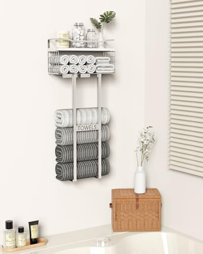 Towel Racks for Bathroom (6 Count)